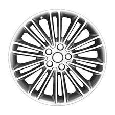 Reconditioned 18x8 Painted Bright Silver Wheel fits 560-03960