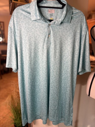 Greg Norman Herren Poloshirt Blau Golf Größe XL