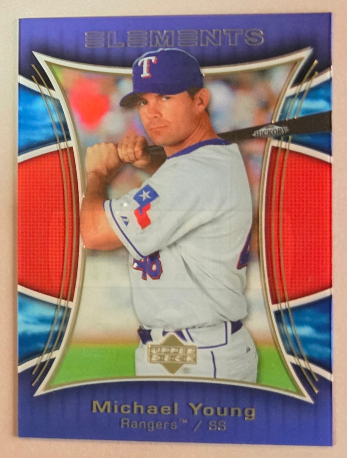 2007 Upper Deck Elements Acetate #124 Michael Young Texas Rangers