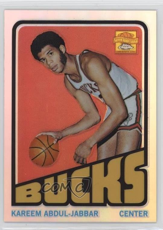 2001 Topps Chrome Reprints Refractor Kareem Abdul-Jabbar (1972-72 Topps) HOF 7i6