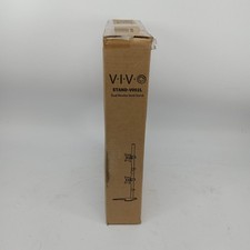 VIVO Dual Monitor Vertical Mount STAND-V002L, Fits 2 Ultrawide Screens up to 34"