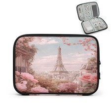 Cable Organizer Pink Roses Paris Electronics Travel Organizer Case Tech Pouch...
