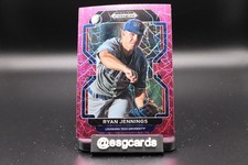 2022 Panini Prizm Draft Picks - #PDP128 Ryan Jennings Neon Pink Velocity