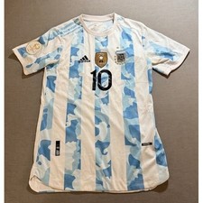 Argentina National Jersey Messi #10 World Cup Champions Edition Adidas Boys 2XL