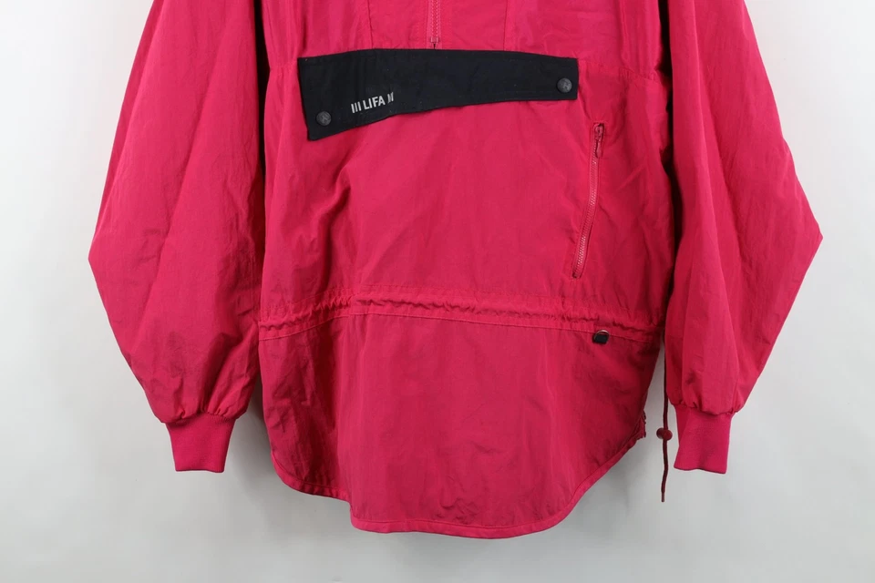 Chaqueta Pullover Rosa De Colección Años 90 Helly Hansen Mujer Grande Deletrear LIFA Media Cremallera Foto 3 de 4