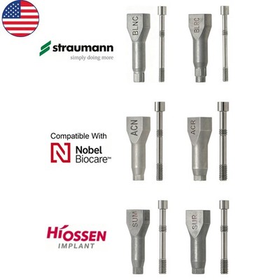 Dental CAD/CAM Implant Scan Body Fits Hiossen Osstem/Straumann ITI/Nobel Active