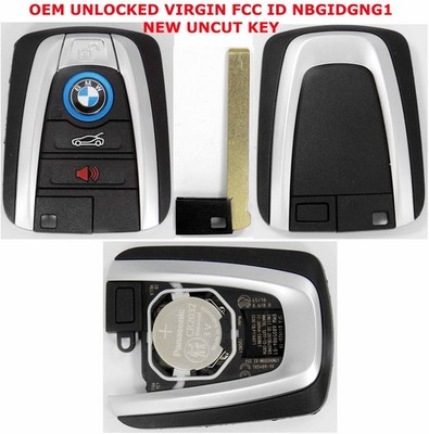 UNLOCKED MINT OEM BMW 2014-2020 I3 I8 Keyless Smart REMOTE UNCUT Key NBGIDGNG1