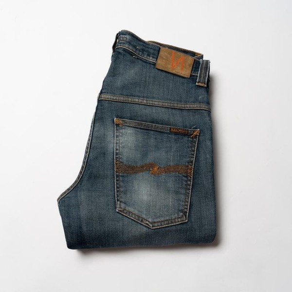 Men Nudie Jeans Jeans Navy Cotton 34 / L / 50