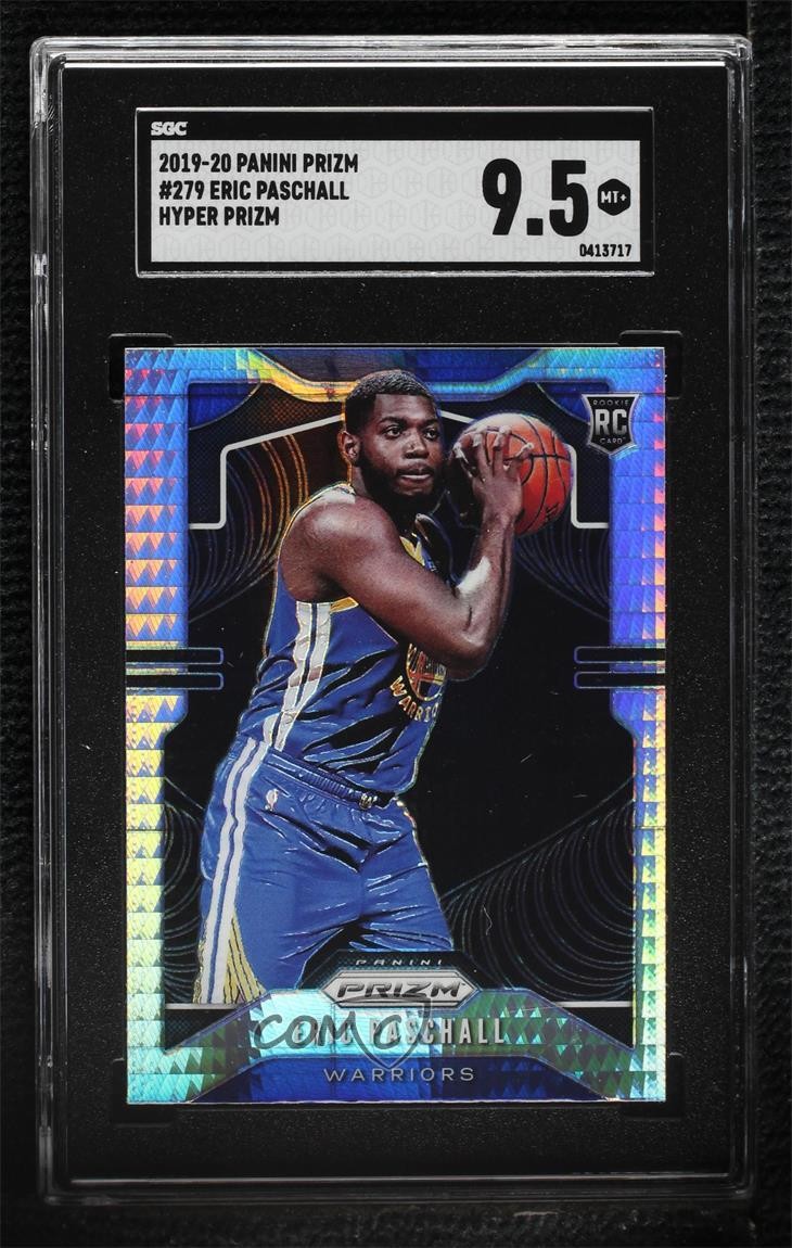 2019-20 Panini Prizm Rookie Hyper Prizm Eric Paschall #279 SGC 9.5 Mint+ 0st9
