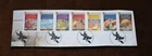 GB 2007 Harry Potter Book Covers On Piece, Used ex FDC