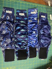 Chien mâle lavable, réutilisable, PETIT, couches, bandes de ventre 4 NEUF