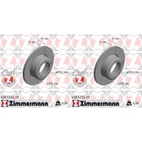 2X Zimmermann Bremsscheiben 298Mm Voll Vorne Passend FüR Land Rover Defender DIS
