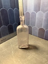 1901 Buffalo Specialty Company Liquid Veneer Purple Manganese Glass Bottle