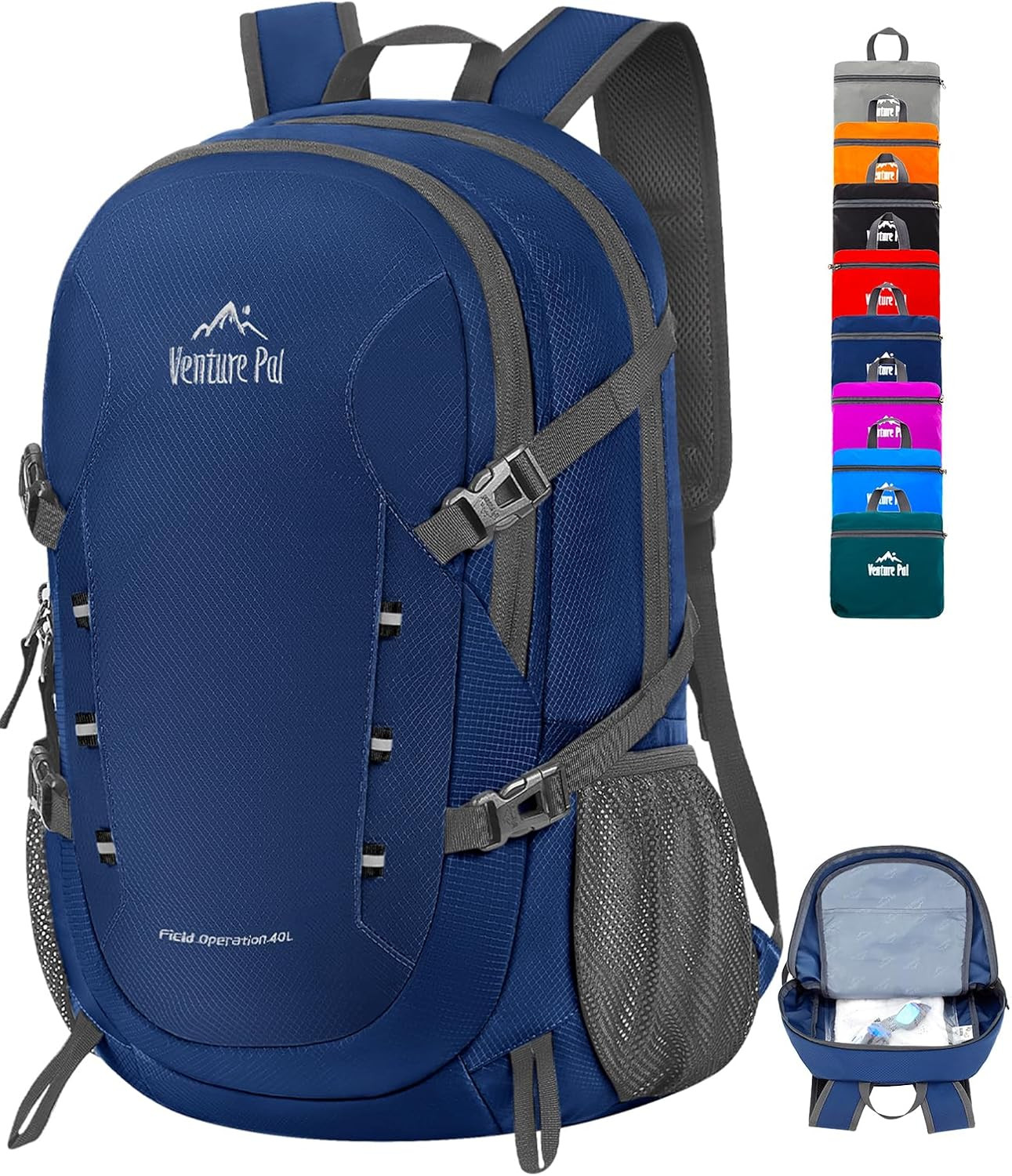 Venture Pal 40L Lightweight Packable Travel Hiking Backpack Daypack