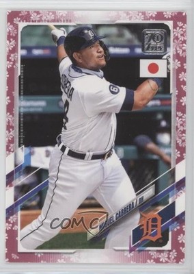 2021 Topps Japan Edition Cherry Blossoms 56/99 Miguel Cabrera #32 0dj8