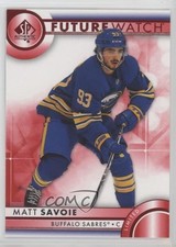 2023-24 SP Authentic Future Watch Red Limited Matthew Savoie Matt #159 1r3p