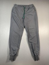 Figs Technical Collection Pants Mens Small Gray Jogger Scrub Tapered Fit Pocket