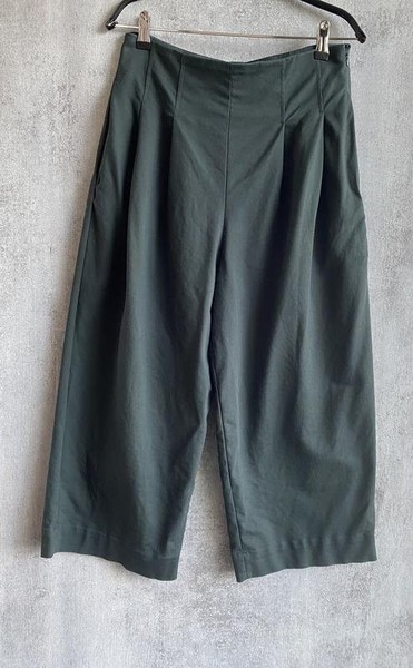 Women COS Trousers Green S