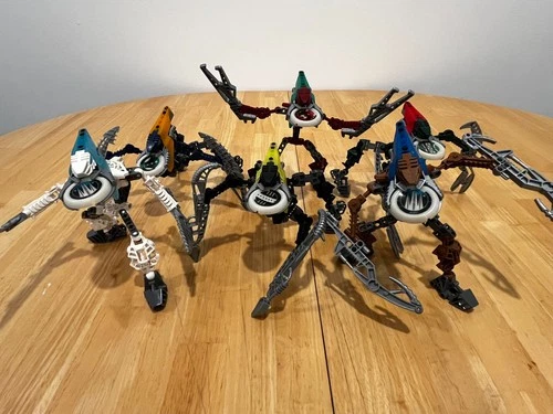 LEGO Bionicle Vahki All Six Complete Figures With Disks