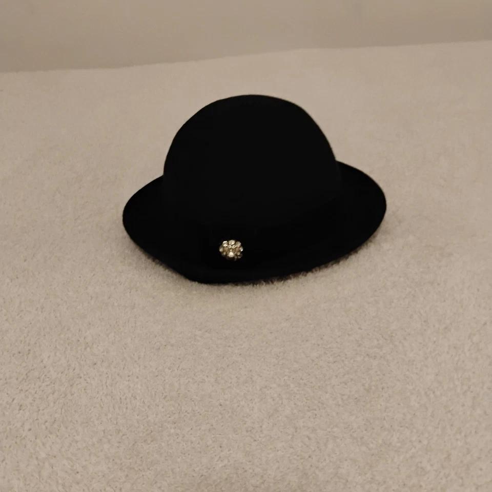 Broche Cloche Vintage 100% Lana Rugiente Años veinte Retro Aleta Niña Años 20 Foto 2 de 4