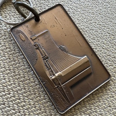 Vintage Keychain Hyatt Regency Hotel Old Rare
