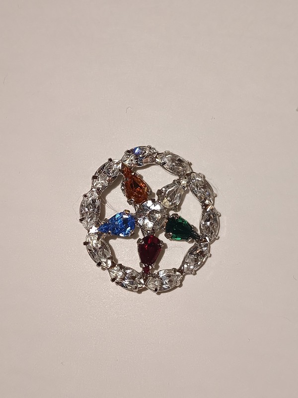 Vintage Order Of Eastern Star Brooch Pin