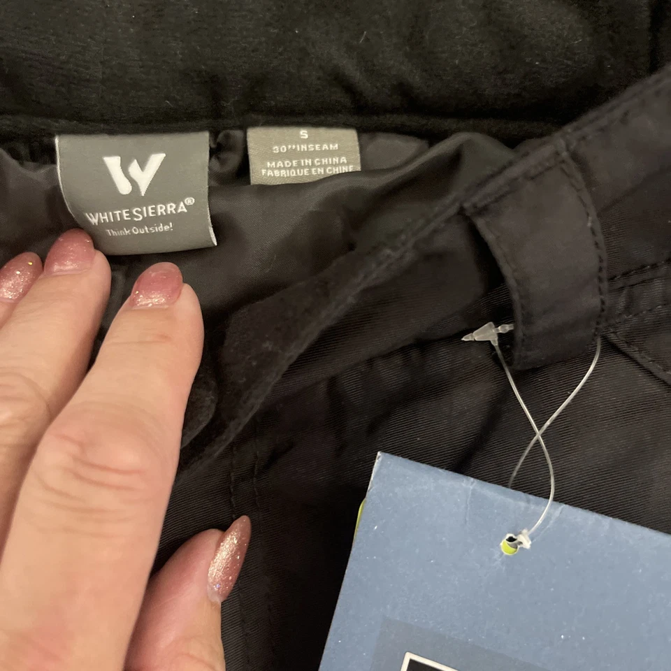 Calça de esqui preta masculina White Sierra NOVA tamanho pequeno - Imagem 4 de 4