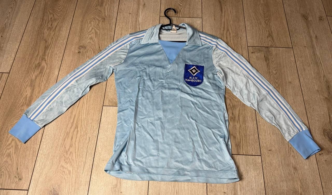 Hamburger SV HSV 1978/1979 Long Sleeve Football Jersey Shirt Adidas Size S