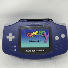RARE Game Boy Advance Hard Shell Carrying Case 2002 ALS - Indigo Purple