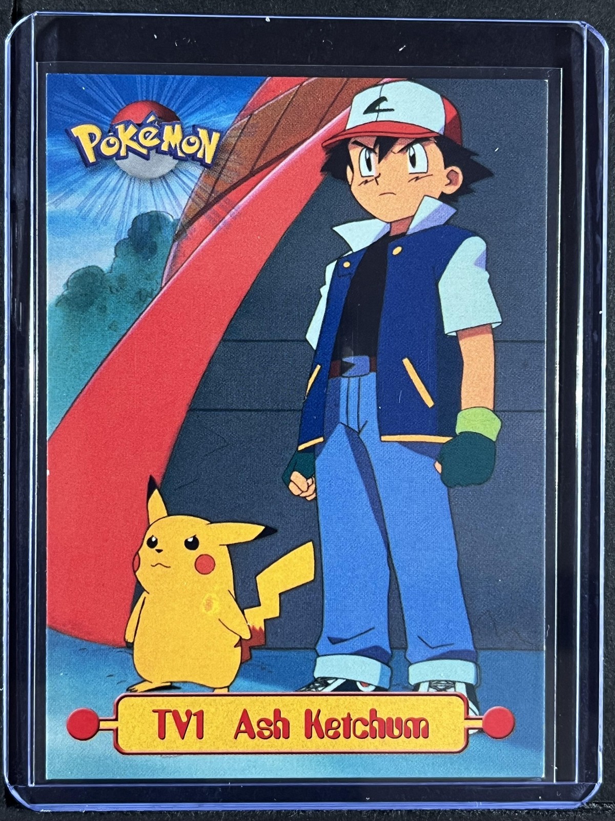Ash Ketchum #TV1 1999 Topps Pokemon TV Animation Edition Series 1 250001