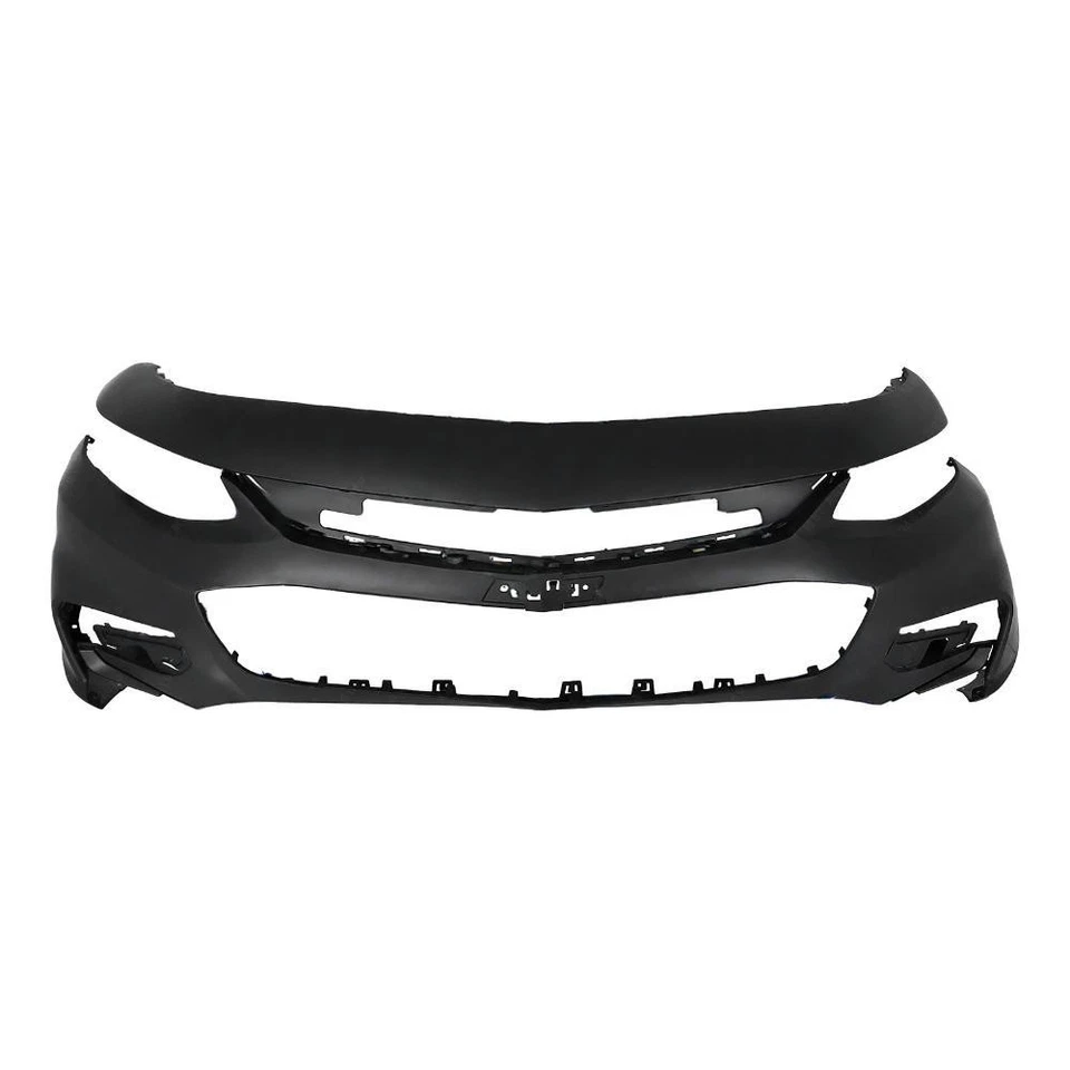 Front Bumper Cover For 2016-2018 Chevrolet Malibu W/O Holes Matte Black 84042377 Foto 3 de 4