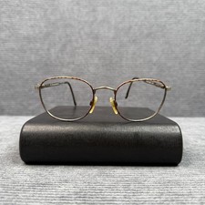 Marcolin Village 10 Eyeglasses Gold Tortoise Oval Frames Italy 6253 Col 325