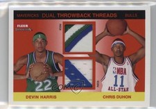 2004-05 Tradition Missing Serial Number Devin Harris Chris Duhon Dual Patch 7n6