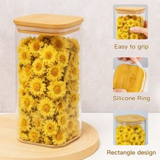 3/6-Pack Storage Jars Glass Jars  Kitchen for Pasta Spaghetti Cereals Grains