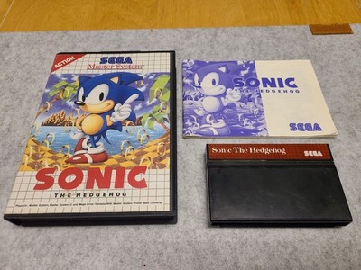 Sega Master System Sonig The Hedgehog OVP Spiel Anleitung PAL