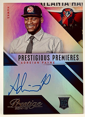 2014-15 Panini Prestige Adreian Payne RC Auto Prestigious Premieres PP-AP
