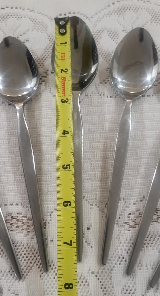 Epic Prince Cucharadas 9 Personalizadas Inoxidable Japón 7.5" MCM Cubiertos Reemplazos Foto 4 de 4