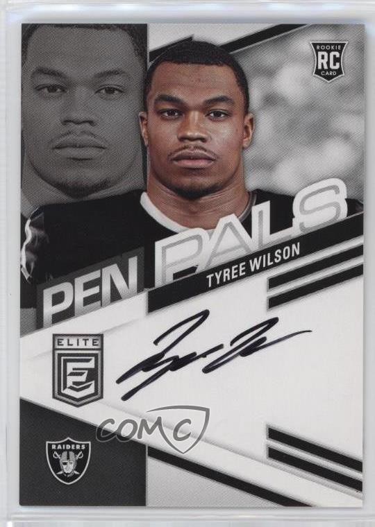 2023 Panini Donruss Elite Pen Pals Tyree Wilson #PPTWI Rookie Auto RC 19jh