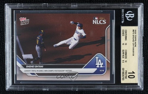 2025 Topps Now NLCS /8109 Shohei Ohtani #875 BGS 10 PRISTINE q2s