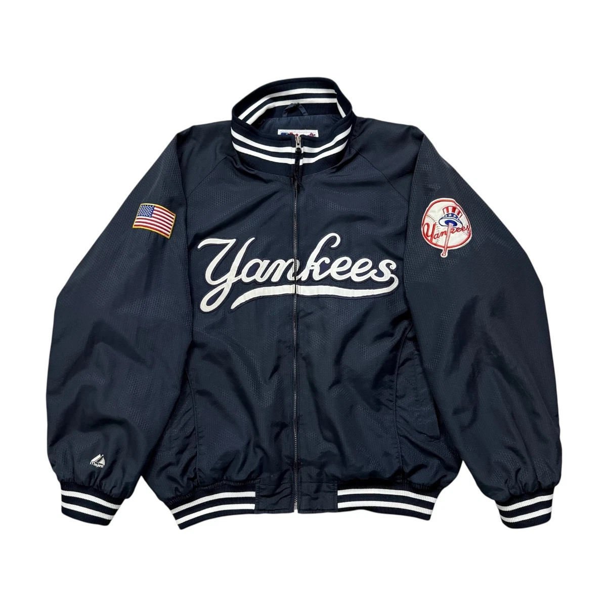 majestic Yankees スタジャン　newyork 21 Majestic New York Yankees Sports Fan Jackets for sale | eBay