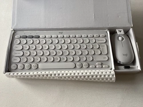 LOGITECH Pebble 2 Combo in Weiß – Präzise kabellose Maus 4000 dpi