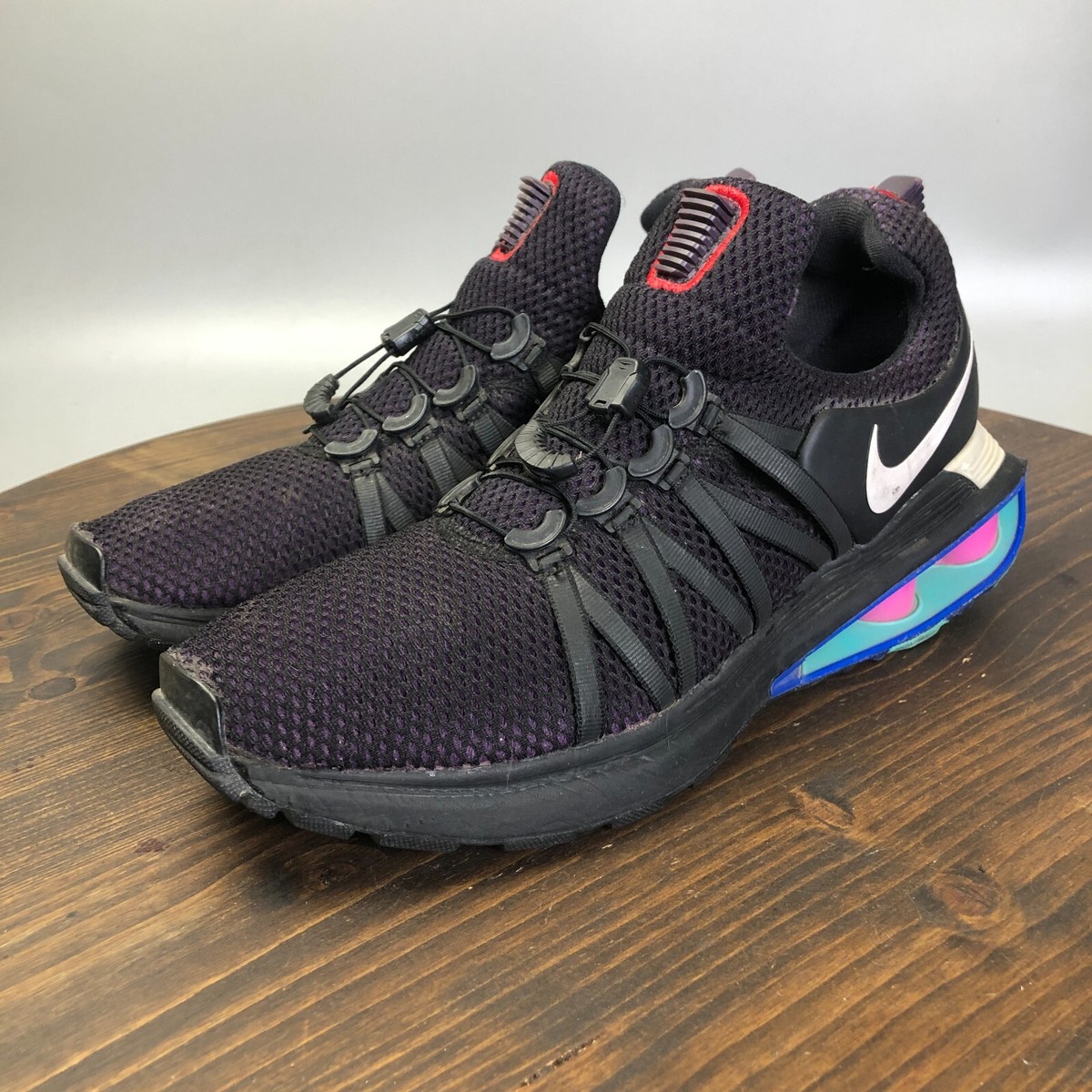 Nike Shox Gravity Mens Size 10 Black Athletic Shoes Sneakers