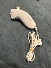2x Official Wii Nunchuck White Remote Nintendo Motion Wii U Controller OEM