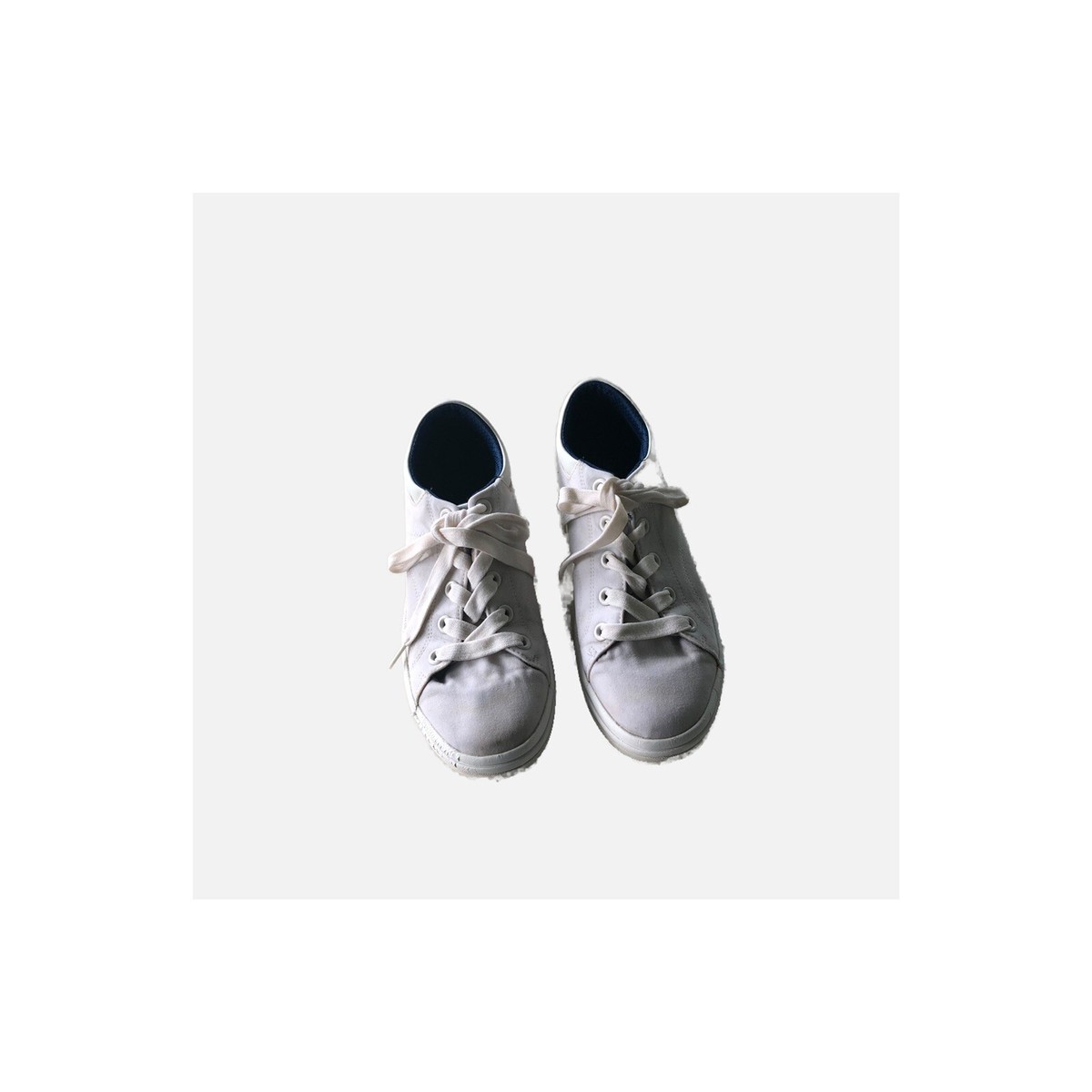 Sketchers Women Lace Up White walking Sneakers Size SN# 74100