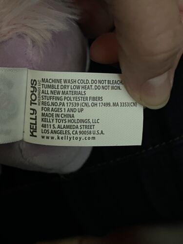 Squishmallows lila Einhorn Plüschbiene Happy Kelly Spielzeug Stofftier 5 Zoll - Bild 8 von 8