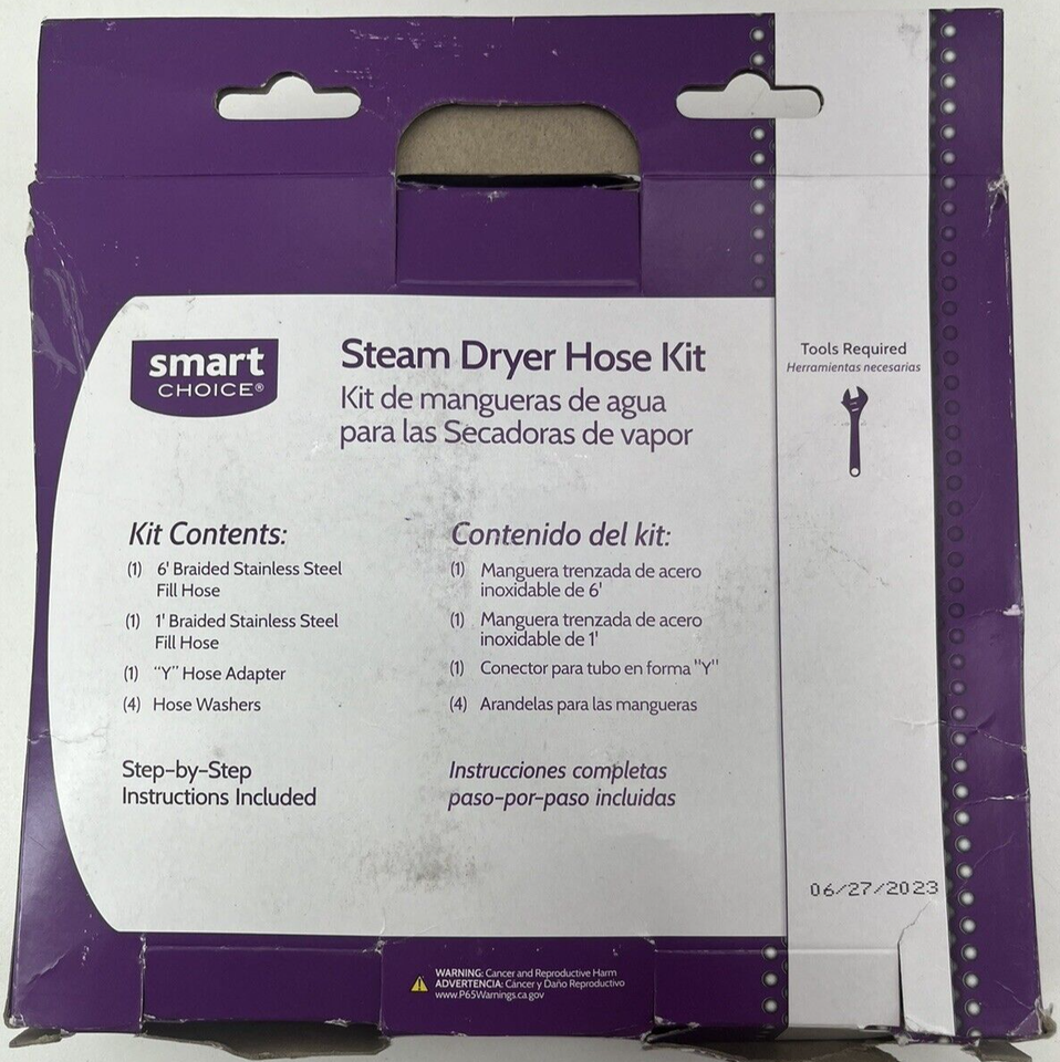 Smart Choice 6 ft. Stainless Steel Steam Dryer Kit (5304495002) eBay