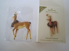 Hallmark Keepsake Christmas Ornament Peaceful Animals 2007 GUC