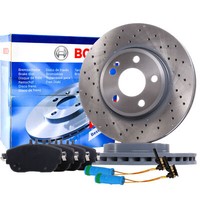 Bosch Bremsscheiben 295Mm BeläGe Wako Vorne Satz FüR Mercedes C117 W246 W176
