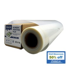 CALCA Waterproof Inkjet Milky Transparency Film for Silk Screen 60" x 100FT