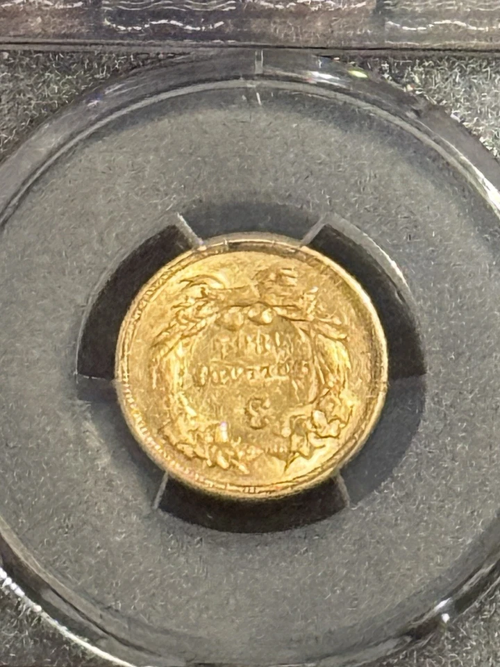 RARE 1854 $3 Indian Princess Head Gold Coin PCGS AU-clean (Only 138,000 Minted) - Image 2 of 4